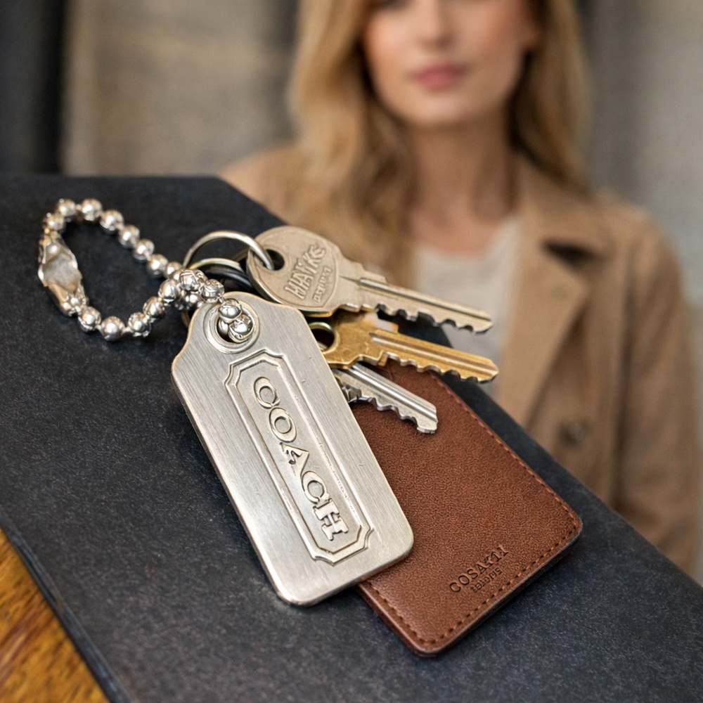 ✨ COACH Key Tag  – Chic Everyday Luxury ✨